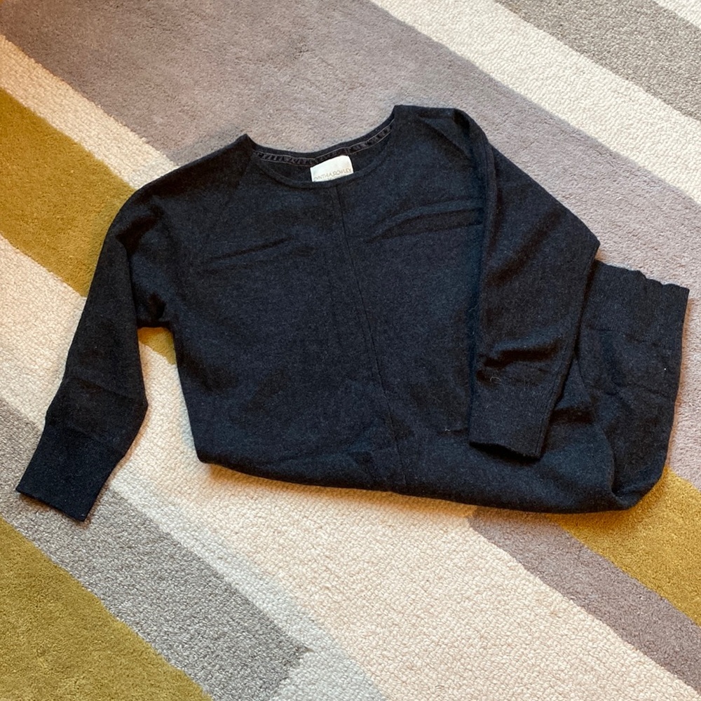 Cynthia Rowley 2-Ply Charcoal Cashmere Dress/Tunic